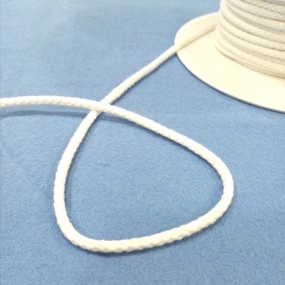 Cordão de Algodão Branco cor 202 - 3mm