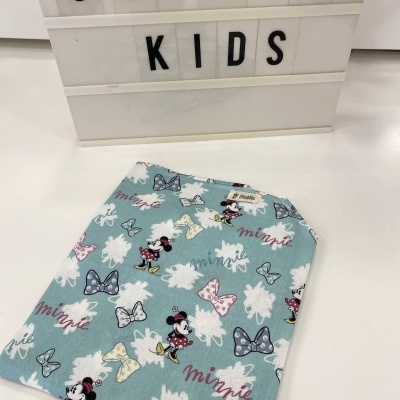 LENÇOL CATRE MINNIE VERDE ÁGUA (PARTE DE BAIXO)