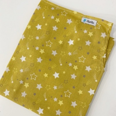LENÇOL CATRE ESTRELA MUSTARDA (PARTE DE BAIXO)