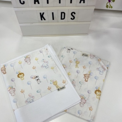 CONJUNTO LENÇOL CATRE - URSINHOS AMOROSOS