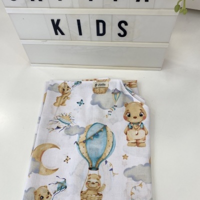 CONJUNTO LENÇOL CATRE - URSOS BALÃO