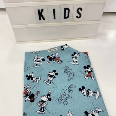 LENÇOL CATRE MICKEY VERDE ÁGUA (PARTE DE BAIXO)