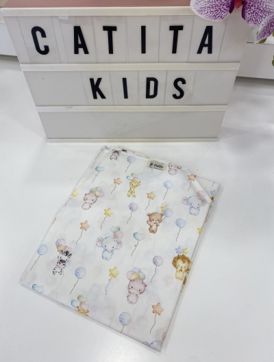 LENÇOL CATRE URSINHOS CARINHOSOS (PARTE DE BAIXO)