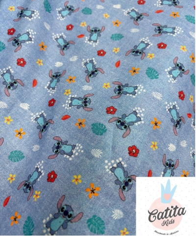 CONJUNTO LENÇOL CATRE STITCH