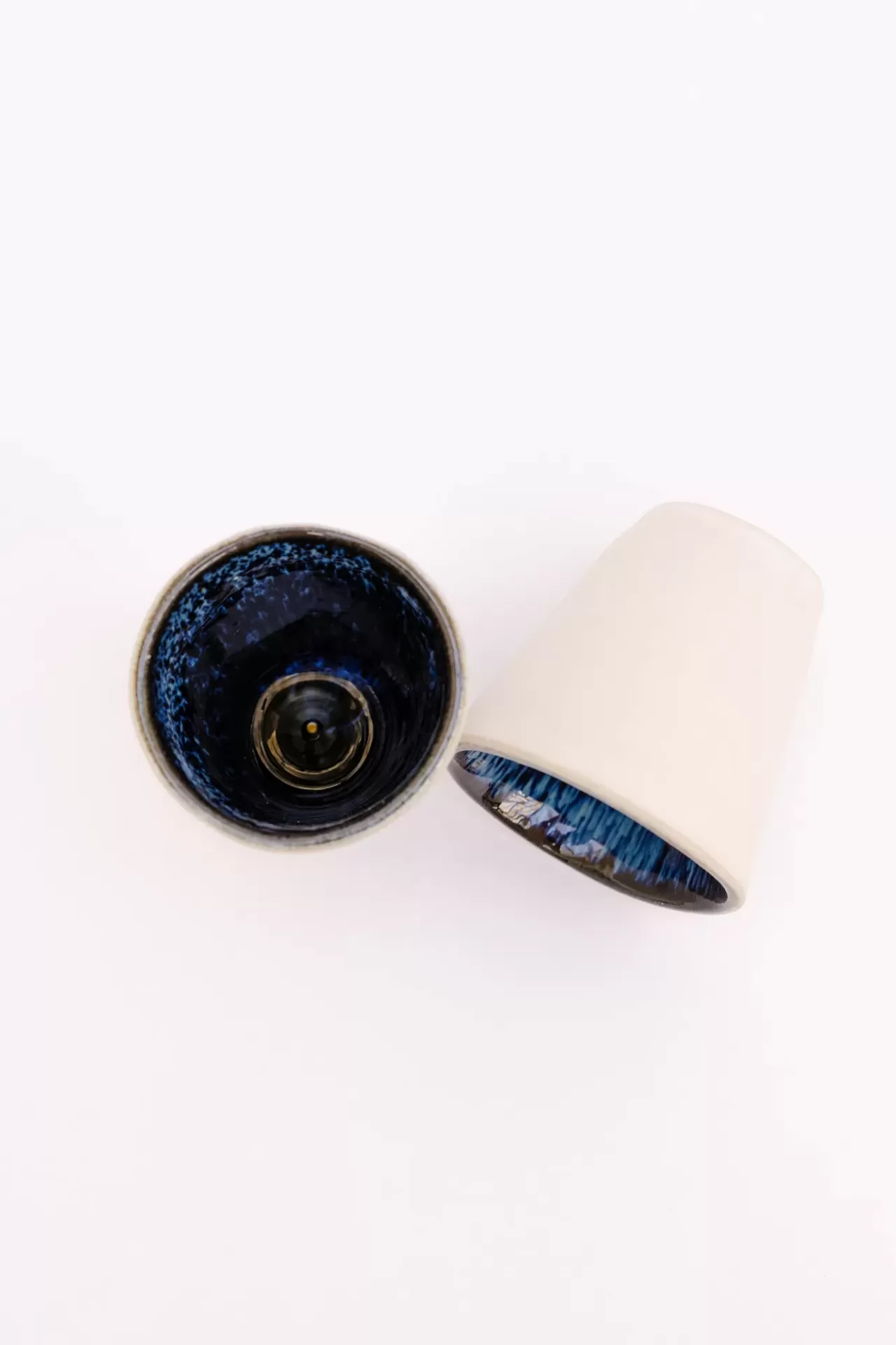 Copo Café Expresso CORAL - Azul 100ml - Conjunto de 2