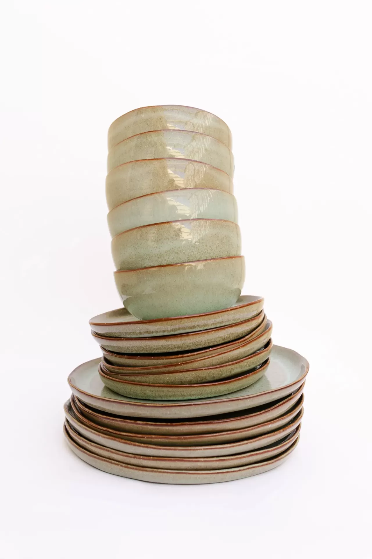 Serviço de Jantar SERENO - Verde - 18 peças