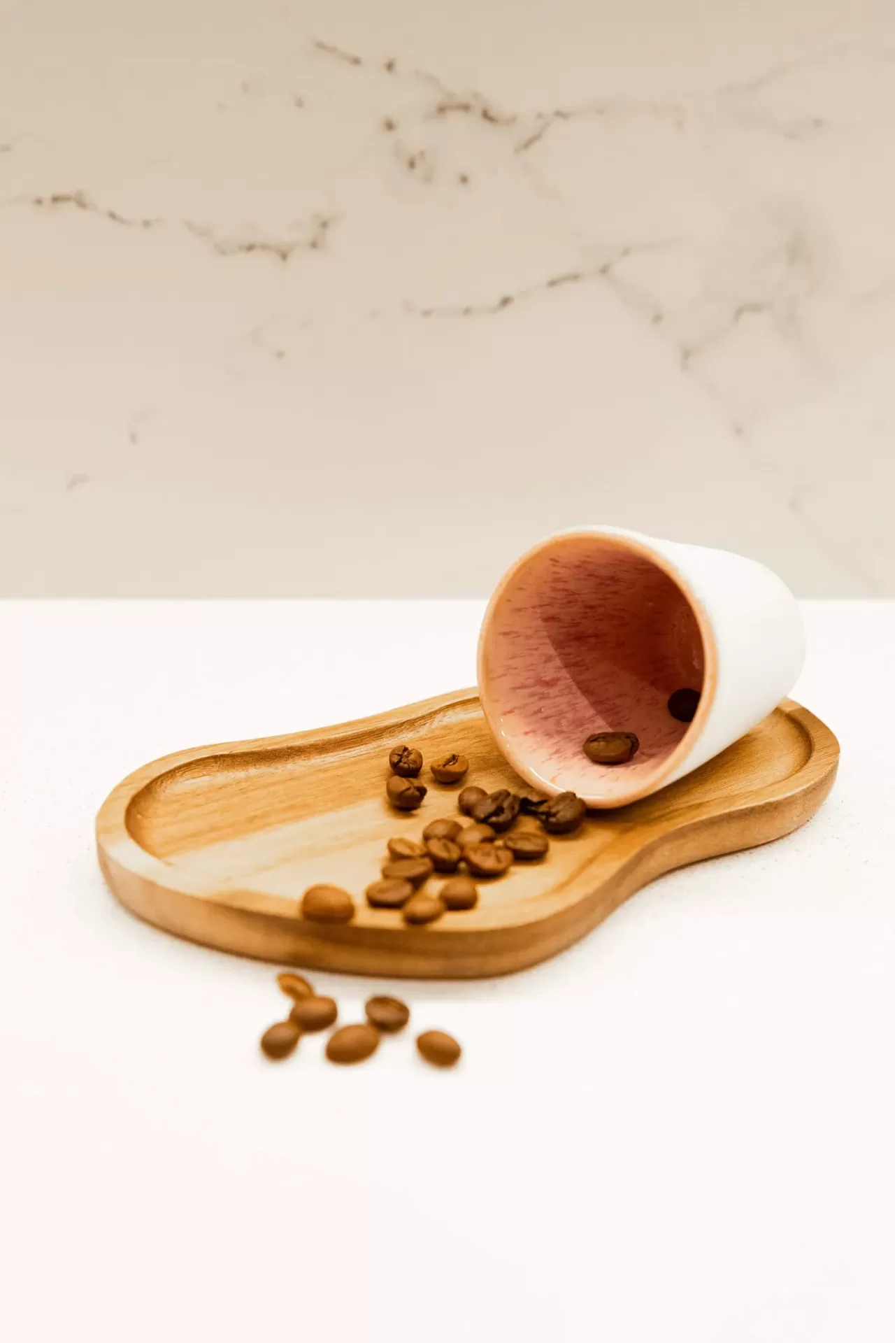 Copo Café Expresso CORAL - Rosa 100ml - Conjunto de 2