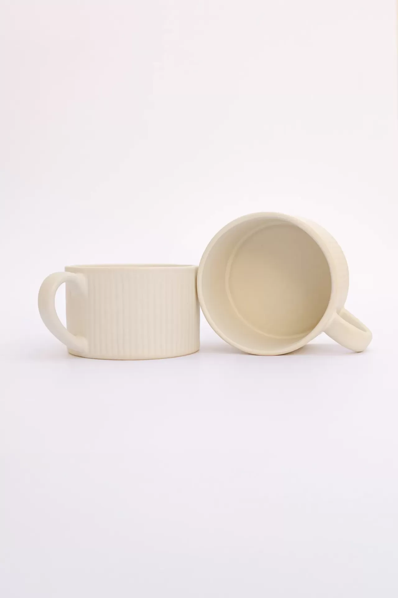 Caneca PLENO - Bege 250ml - Conjunto de 2