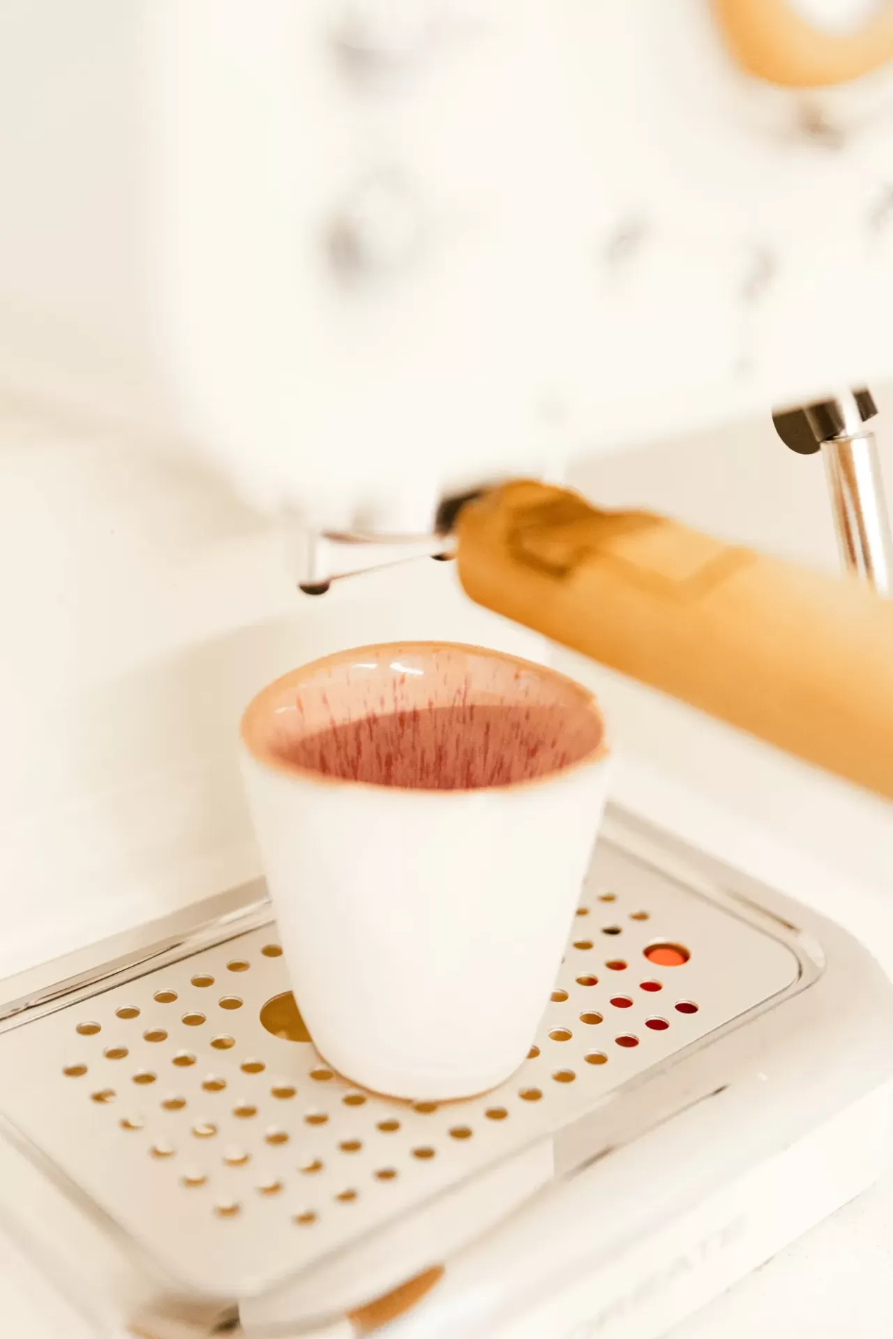 Copo Café Expresso CORAL - Rosa 100ml - Conjunto de 2