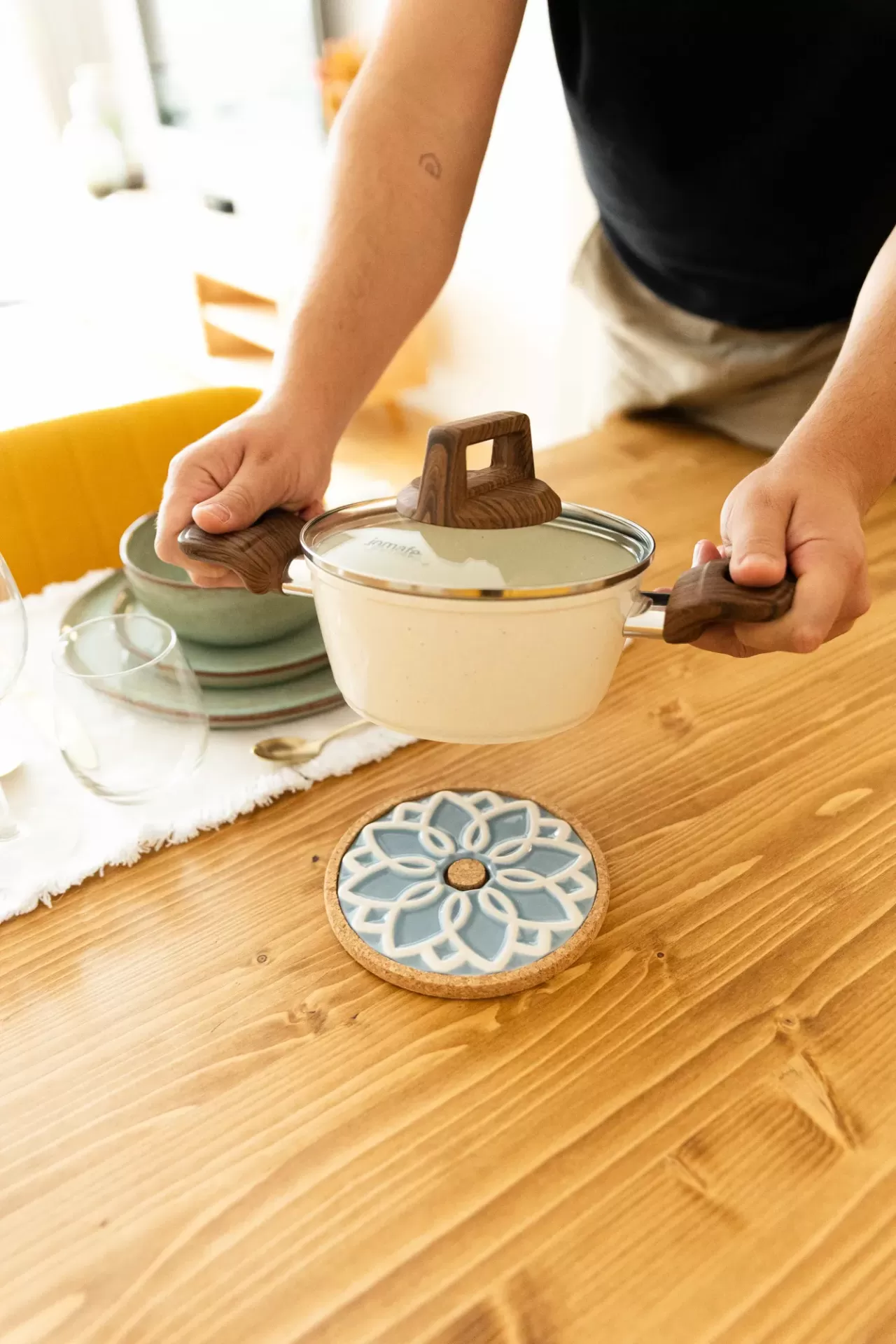 Base Quente ALMA - Azul 15cm