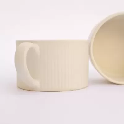 Caneca PLENO - Bege 250ml - Conjunto de 2