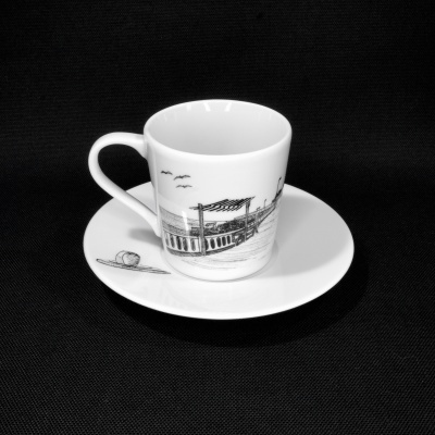 Passeio dos Poetas, Kazuo Dan, Santa Cruz - Chávena de café