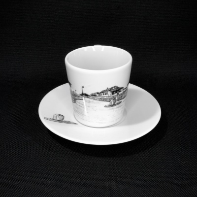 Passeio dos Poetas, Kazuo Dan, Santa Cruz - Chávena de café