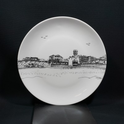 Torre da Praia de Santa Helena, Santa Cruz - Prato de sobremesa