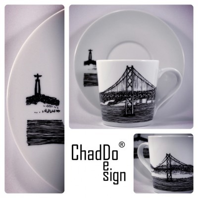 Ponte 25 de Abril, Lisboa - Chávena de café