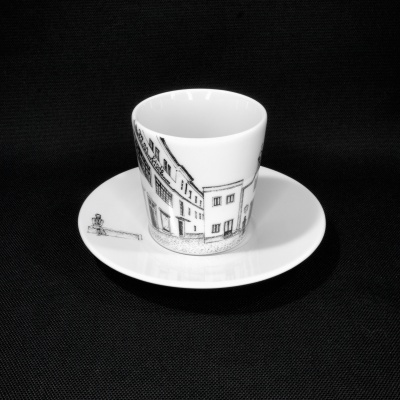 Passeio dos Poetas, Esplanada Antero de Quental, Santa Cruz - Chávena de café