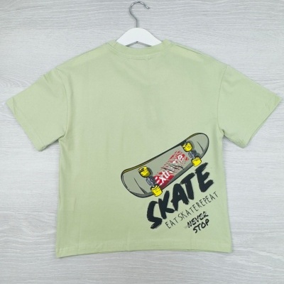 CONJUNTO SKATE - ESTAMPA FRENTE E VERSO - 4 , 6 , 8 E 10 ANOS