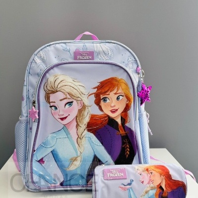 CONJUNTO ESCOLAR FROZEN 38CM - ADAPTÁVEL A TROLLEY