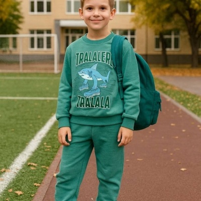 FATO DE TREINO TRALALERO CARDADO - 4 e 12 ANOS