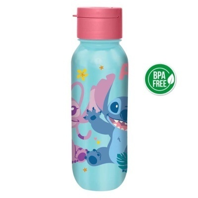 GARRAFA DE PLÁSTICO STITCH 500 ML