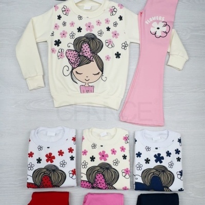 CONJUNTO GIRL CARDADO (4-14 ANOS)
