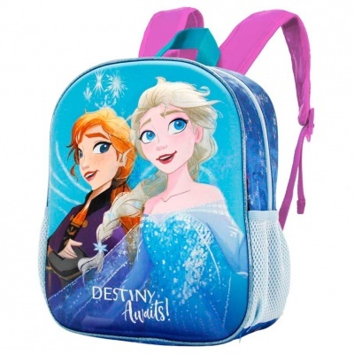 MOCHILA PRÉ-ESCOLAR 3D FROZEN 31CM "DESTINY"