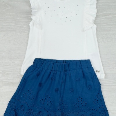 CONJUNTO C/FOLHOS SHINE - 4 E 6 ANOS