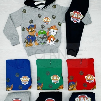 FATO DE TREINO PATRULHA PATA CARDADO (2-8 ANOS)