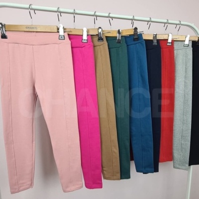 LEGGING DE ALGODÃO CARDA GROSSA (4-16 ANOS)