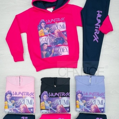 FATO DE TREINO GUERREIRAS DO K-POP CARDADO (6-14 ANOS)