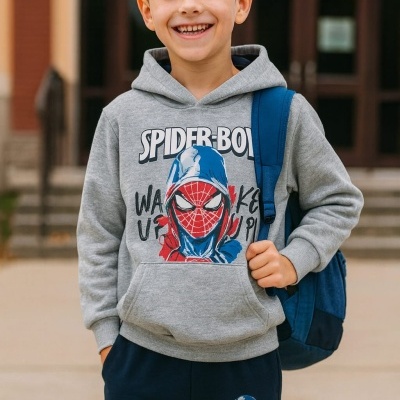 FATO DE TREINO HOMEM-ARANHA CARDADO - 4 ANOS