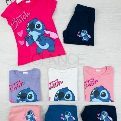 CONJUNTO STITCH - 2 E 4 ANOS