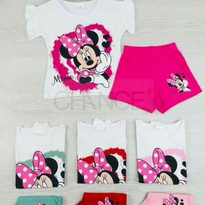 CONJUNTO MINNIE C/CALÇÃO (2-10 ANOS)