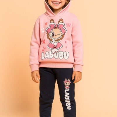 FATO DE TREINO LABUBU LACE CARDADO (4-14 ANOS)