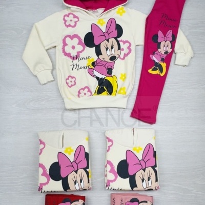 CONJUNTO MINNIE CARDADO (2-8 ANOS)