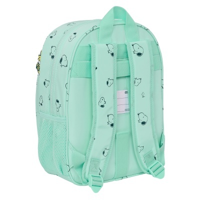 MOCHILA PRÉ-ESCOLAR SNOPPY 34 CM - ADAPTÁVEL A TROLLEY