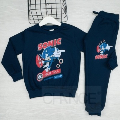 FATO DE TREINO SONIC "ROLL" CARDADO (2-12 ANOS)