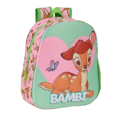 MOCHILA PRÉ-ESCOLAR 3D BAMBI