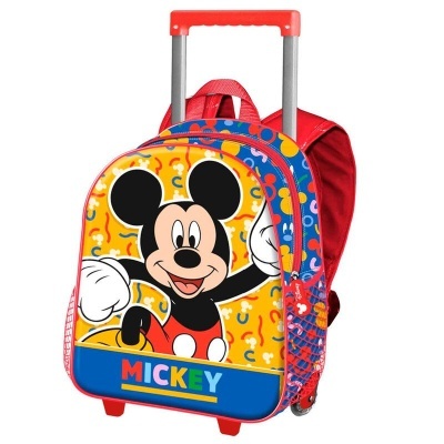 TROLLEY PRÉ-ESCOLAR 3D MICKEY OH BOY 34 CM