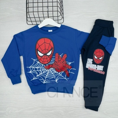 FATO DE TREINO HOMEM-ARANHA SEM CARDA (4-10 ANOS)