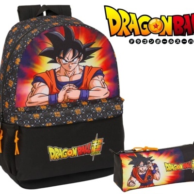 CONJUNTO ESCOLAR DRAGON BALL 46 CM