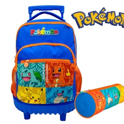 CONJUNTO ESCOLAR C/TROLLEY POKEMON