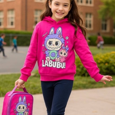 CONJUNTO LABUBU CARDADO (6-12 ANOS)