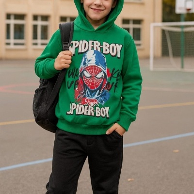 FATO DE TREINO HOMEM-ARANHA CARDADO - 4 ANOS