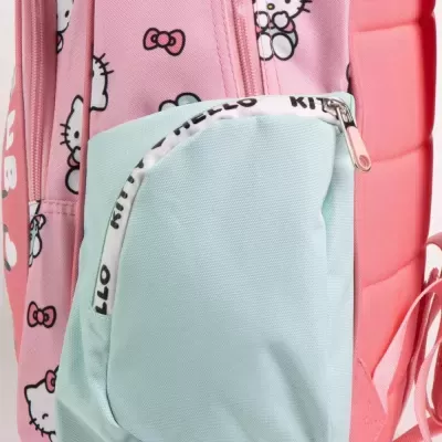 MOCHILA ESCOLAR HELLO KITTY 42 CM - ADAPTÁVEL A TROLLEY