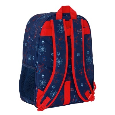 MOCHILA ESCOLAR SPIDER-MAN WEB 42CM - ADAPTÁVEL A TROLLEY
