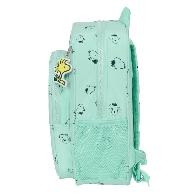 MOCHILA PRÉ-ESCOLAR SNOPPY 34 CM - ADAPTÁVEL A TROLLEY