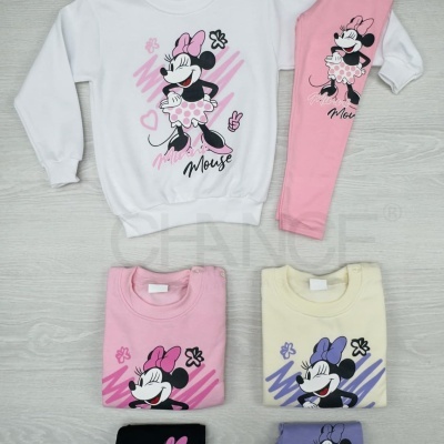 CONJUNTO  MINNIE CARDADO (1-8 ANOS)