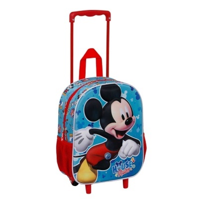 TROLLEY PRÉ-ESCOLAR 3D MICKEY RULES 34 CM