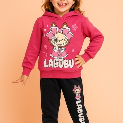 FATO DE TREINO LABUBU LACE CARDADO (4-14 ANOS)